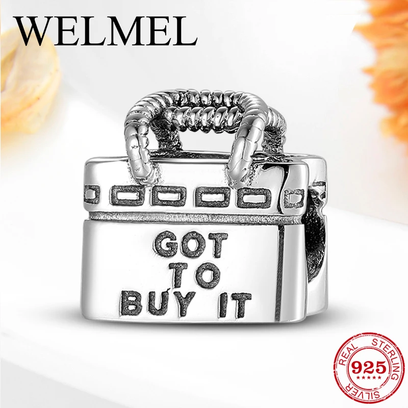 Женская сумка-тоут из серебра 925 пробы с бусинами | Украшения и аксессуары