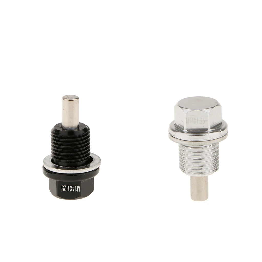 Комплект из двух анодированных магнитных мусорных заглушек для моторного масла