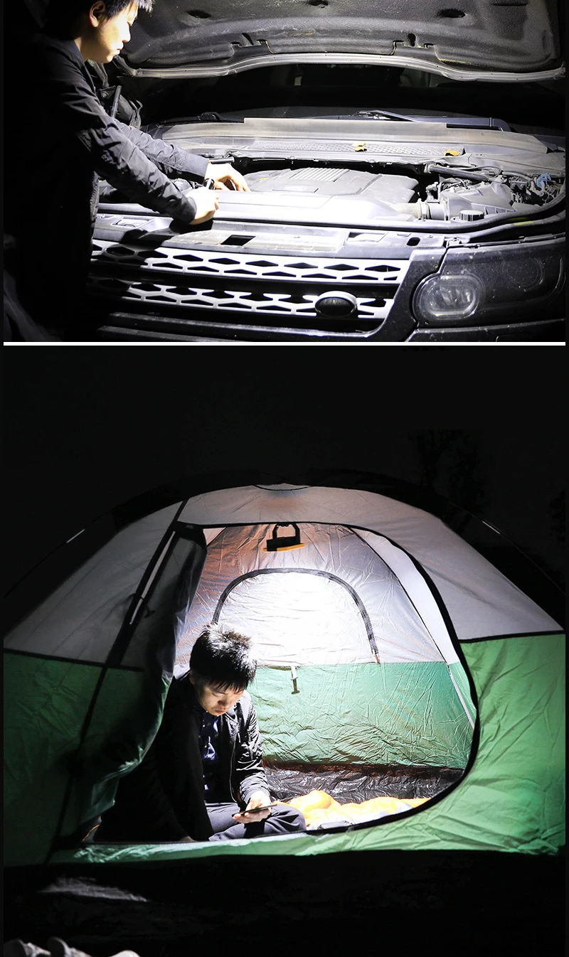 

200W Solar Lamp Portable Working Light Waterproof Camping Light With Flashing Function Outdoor Emergency lightLight