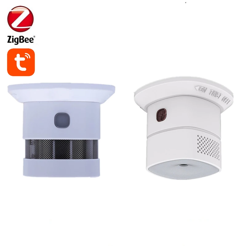 Tuya Zigbee 3.0 Smoke Detector Alarm With 85dB Big Sounds With Carbon Monoxide Sensor