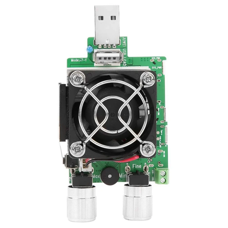 

Тестер разряда-35 Вт, Регулируемый USB-тестер емкости аккумулятора с постоянным током и электронной нагрузкой, с ЖК-дисплеем