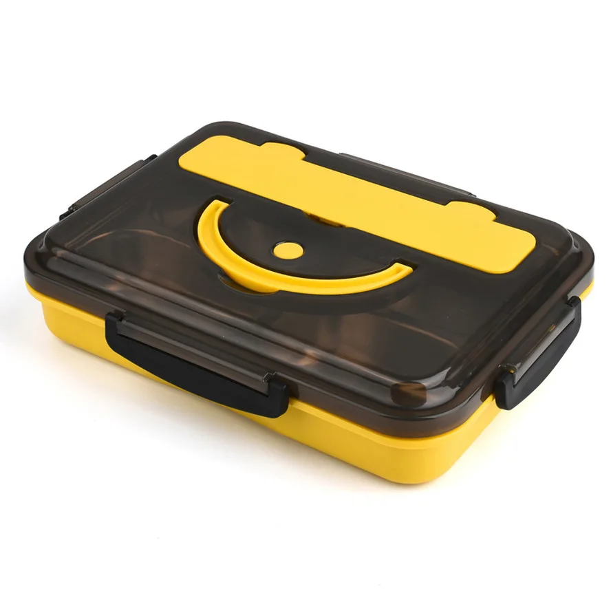 

Japanese Lunch Box With Compartment 304 Stainless Steel Bento Box For Kids Office Worker Food Container Leak-proof Food Box