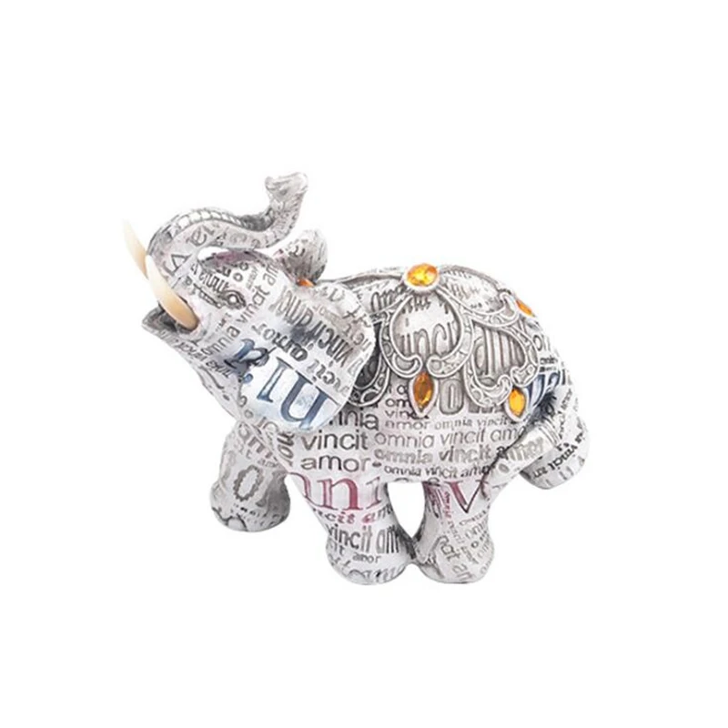 Юго-Восточная Азия слон декоративная статуя из смолы для украшения дома