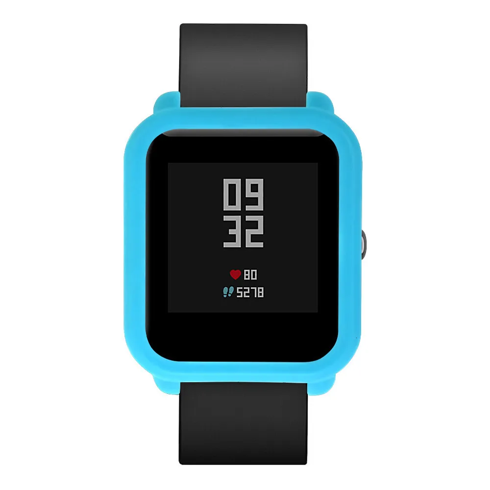 Мягкий защитный силиконовый чехол из ТПУ для Huami Amazfit Bip Youth Watch, умные часы, защита от падения, водонепроницаемые аксессуары