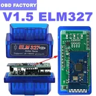 10 шт.лот V1.5 двойная плата PCB ELM 327 Bluetooth считыватель кодов Автомобильный диагностический интерфейс с чипом PIC18F25K80 для AndroidПК