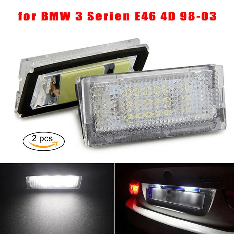 

210 LM LED License Plate Light 1Pair 18 LED Lamp Bulb Set 12V High quality