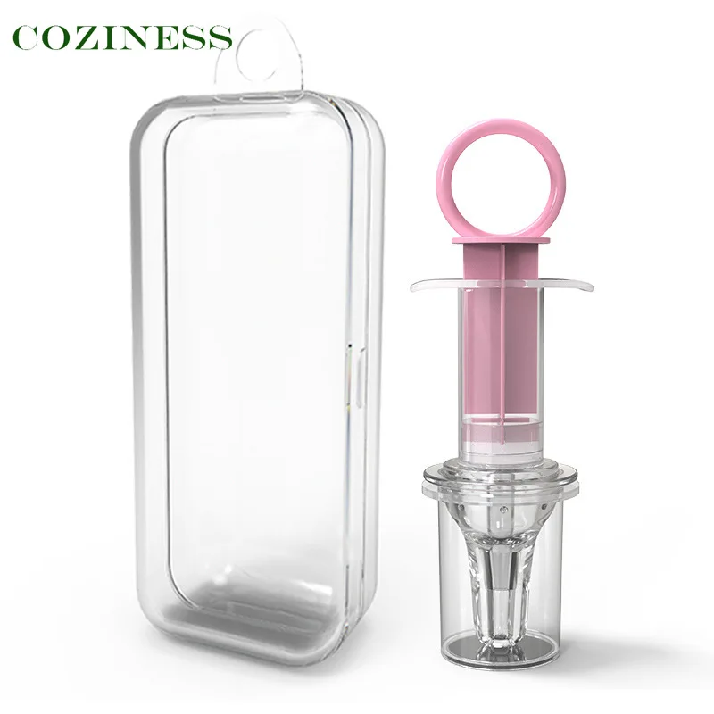 

COZINESS Baby Medicine Dispenser Baby Drinking Medicine Feeding Device Newborn Anti-Choke Syringe Pacifier Type Straw Necessary