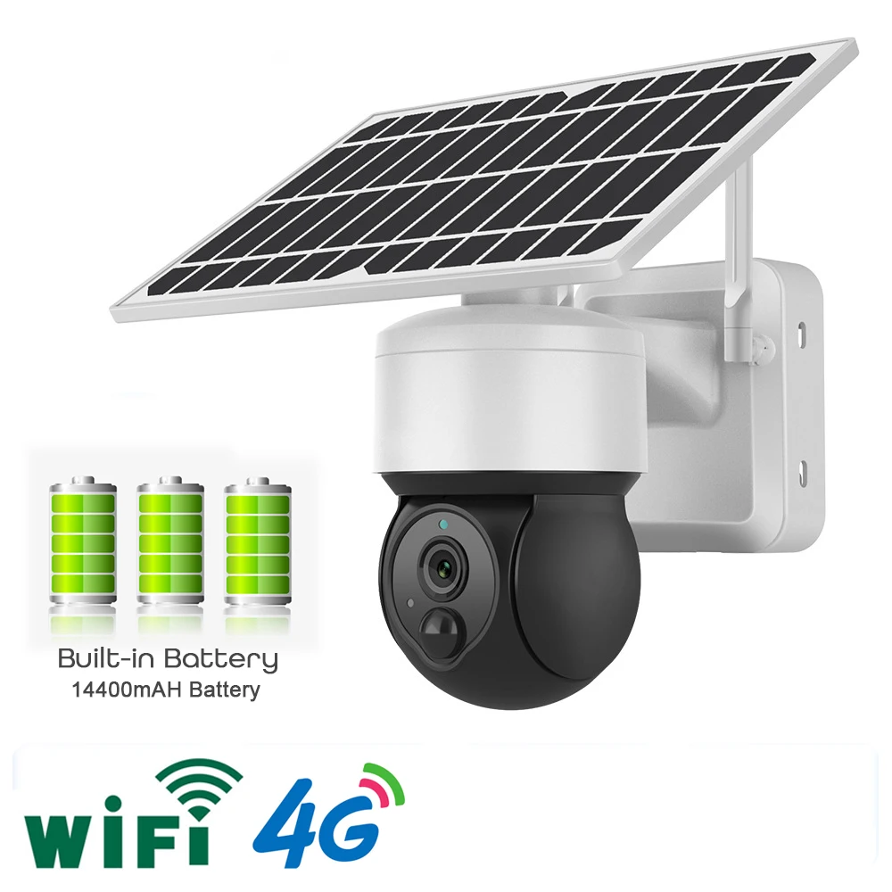 

Камера видеонаблюдения на солнечной батарее, 4G/Wi-Fi