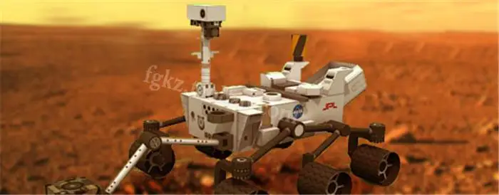 Бумажная модель для самостоятельной сборки с интересным принтом Mars Explore Rover