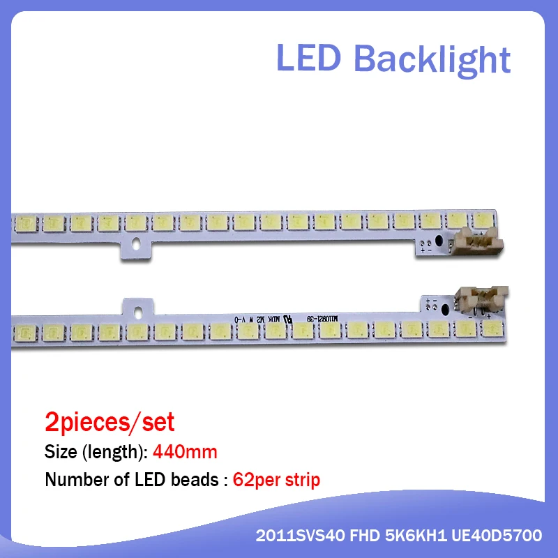 2 шт./лот UA40D5000PR LTJ400HM03-H светодиодный полосы BN64-01639A 2011SVS40-FHD-5K6K-Right левый 2011SVS40 56K H1 440
