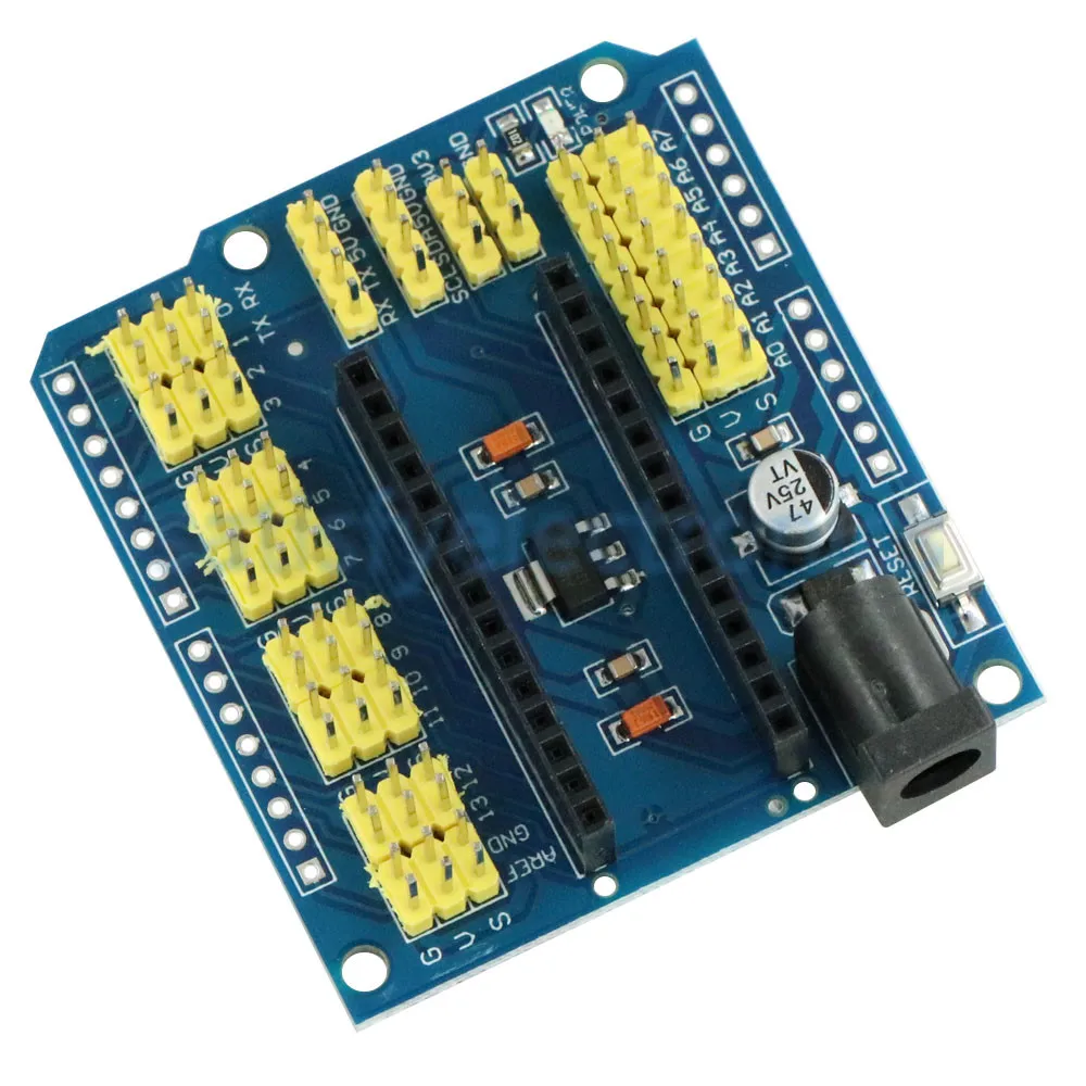Защитный модуль NANO I / O для Arduino UNO R3 Nano V3.0 | Электроника