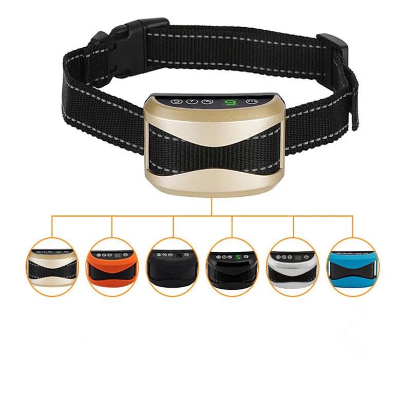 

Водонепроницаемый ошейник для домашних питомцев, интеллектуальный ошейник против лая для собак, ультразвуковой перезаряжаемый ошейник дл...