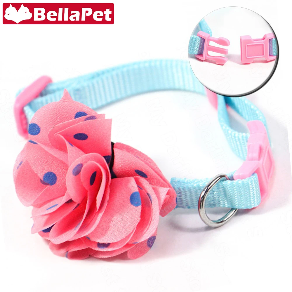 Ошейник для блох и кошек милый быстросъемный ошейник цветов безопасный
