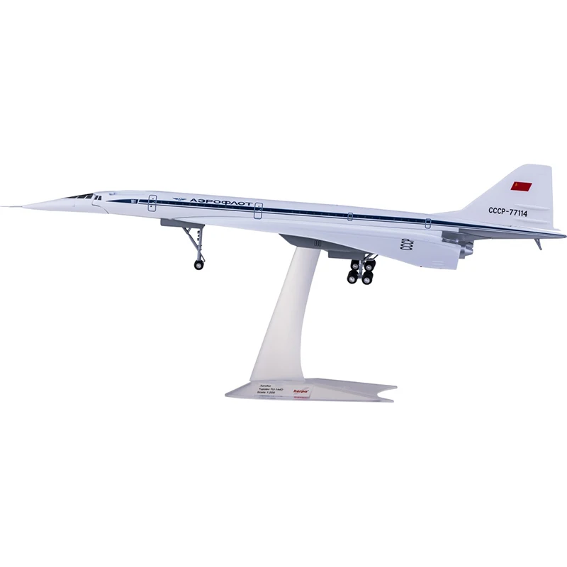 

Diecast 1:200 Aeroflot Russian Aviation Simulation TU-144 CCCP-77114 Model Room Alloy Decorations Collectible Gifts