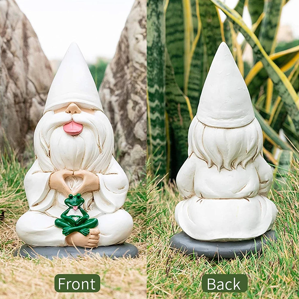 

Garden Naughty Gnome Elf Dwarf Sculpture Outdoor Pastoral Landscape Ornaments Resin Fairy Statue Decorative Figurines Crafts