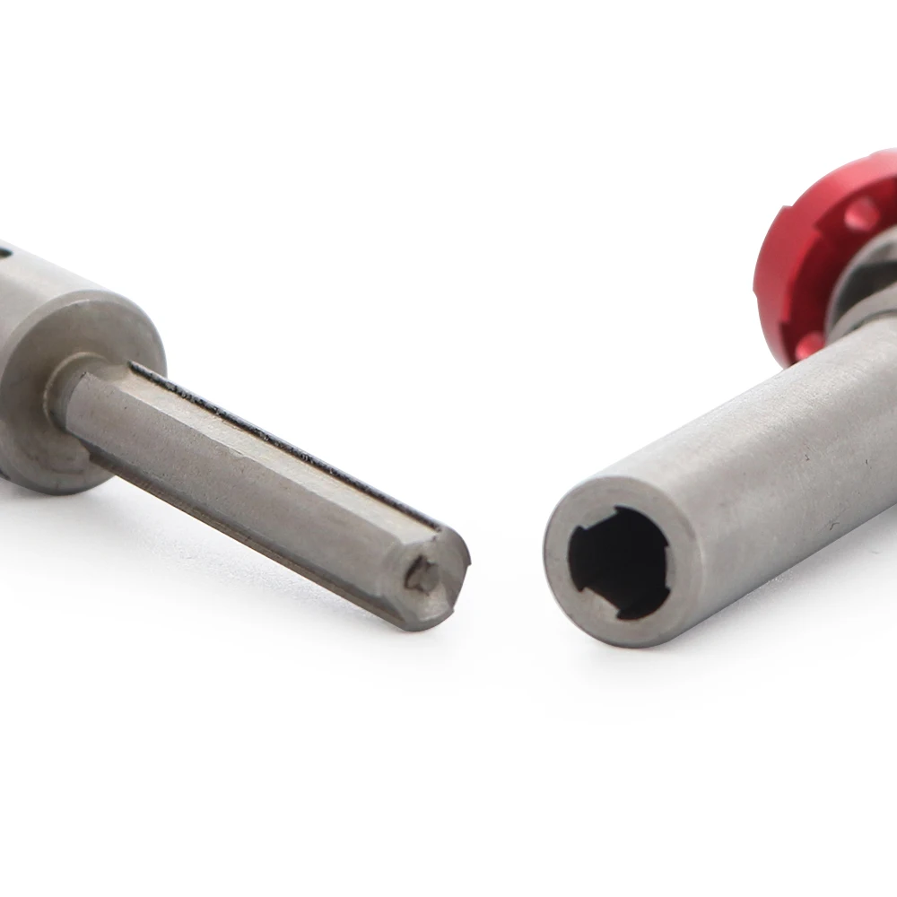 Фланцевый приводной вал из нержавеющей стали для 1/10 RC Crawler Traxxas TRX4 TRX6 Axial SCX10 D90 Redcat