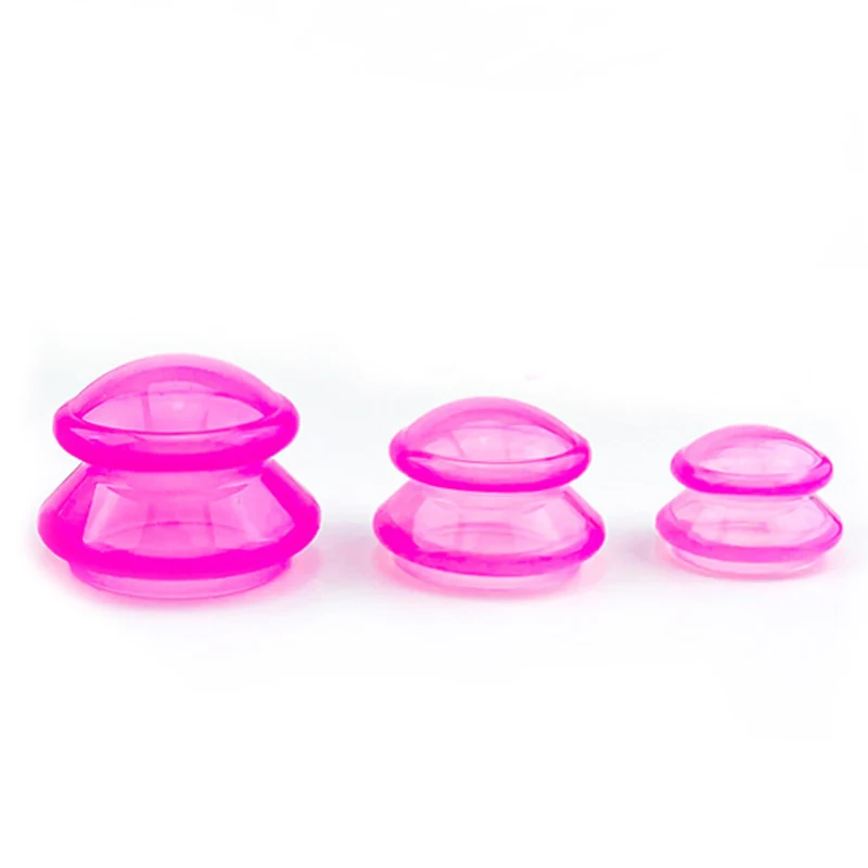 Розовая чашка баночка для лифтинга лица поглотитель влаги антицеллюлитная