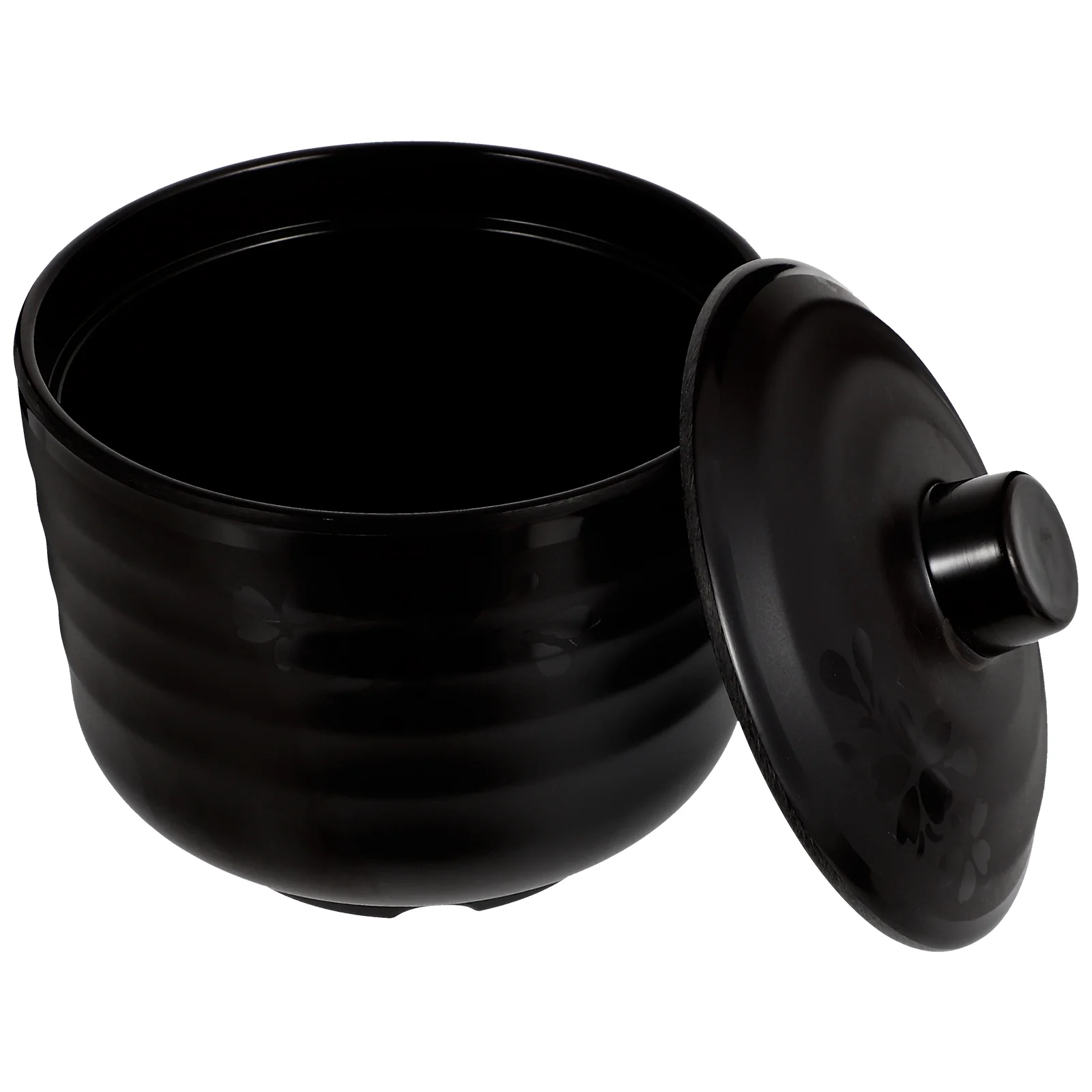 

1pc Japanese Style Miso Soup Bowl with Lid Rice Bowl Melamine Soup Bowl