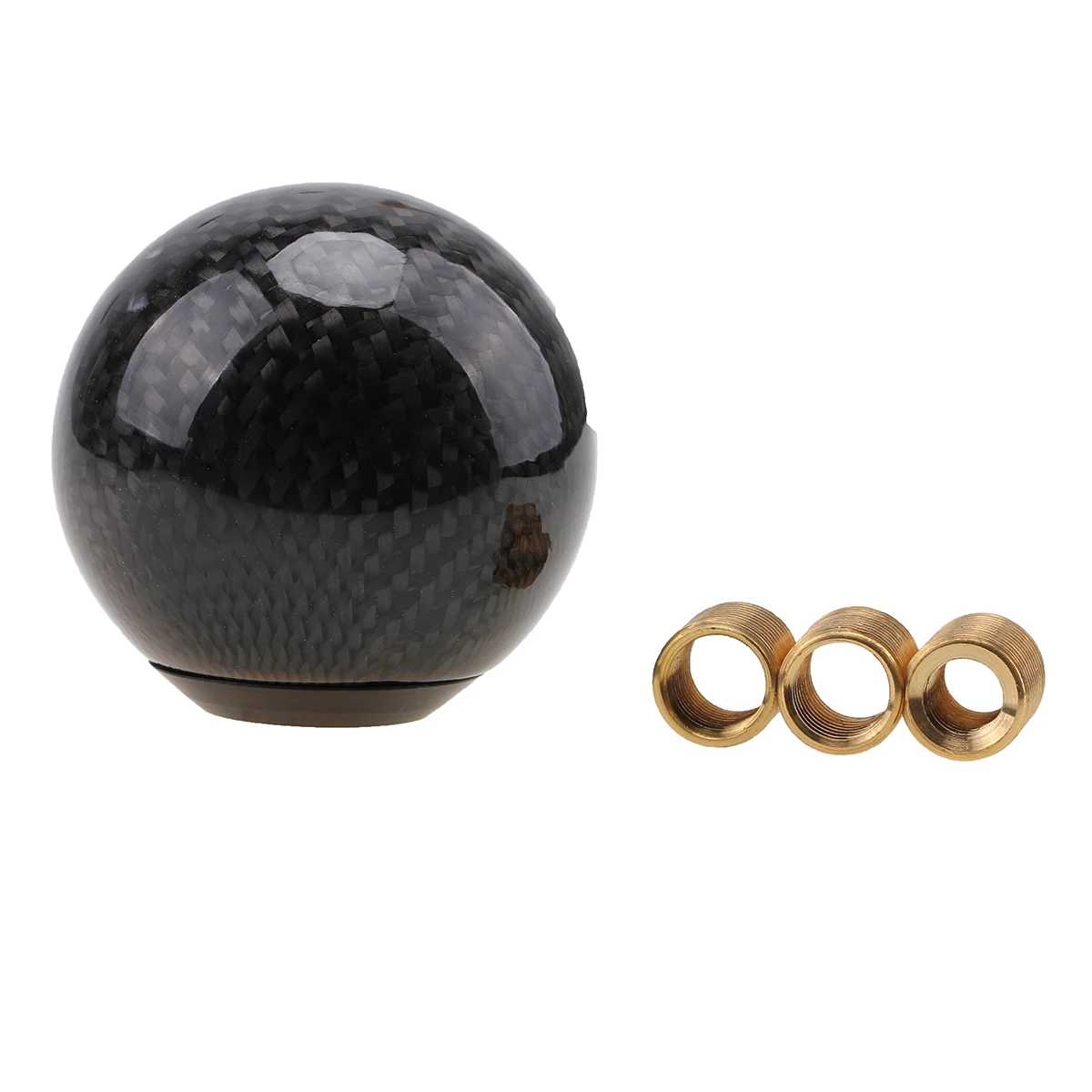 Posbay черный/серебристый углеродное волокно универсальная ручка переключения