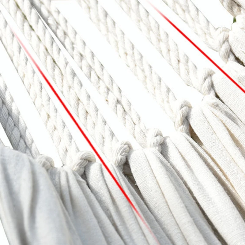 

Outdoor Camping Hammock Swing Portable Hanging Chair Pure White Romantic Lace Fo F3MB