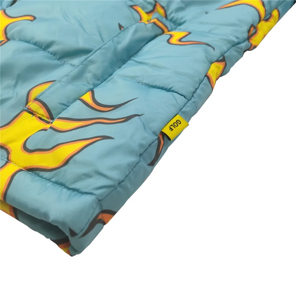 Новые роскошные мужские пальто и куртки с цветочным принтом Le Fleur The Creator Blue flame