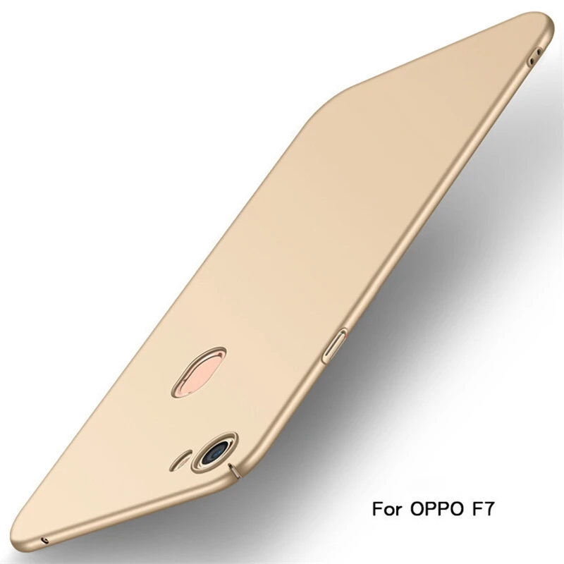 Чехол upaitou для OPPO A9 A5 F11 F7 F5 Youth F9 F1S F1 F3 Plus ультратонкий жесткий матовый чехол из поликарбоната для OPPO F11 пластиковый чехол - Цвет: Золотой