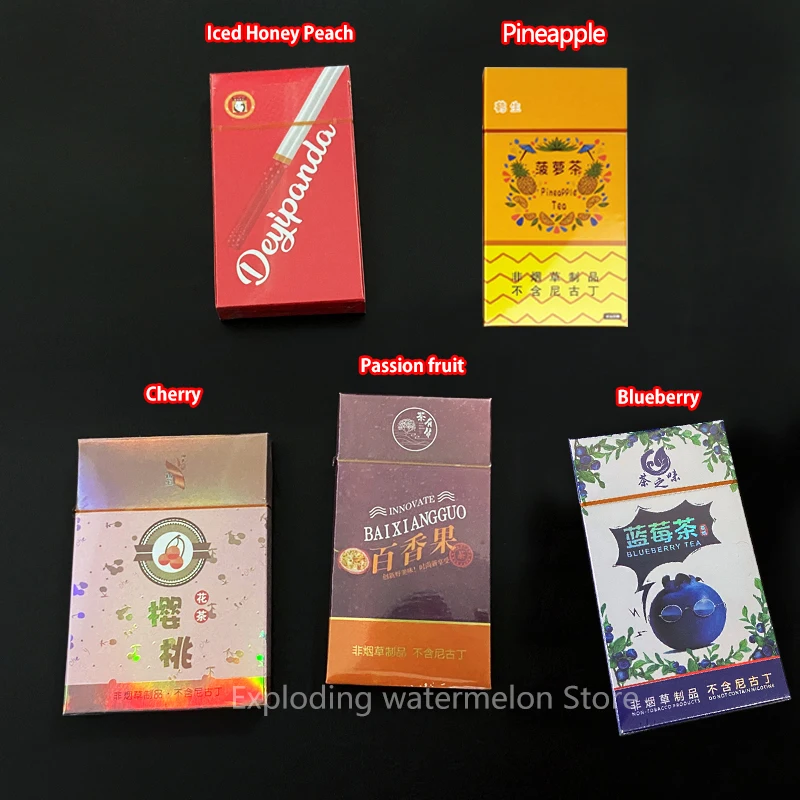 Новый вкус яблоко вишня фруктовый аромат чай дым смешанный для мужчин и женщин