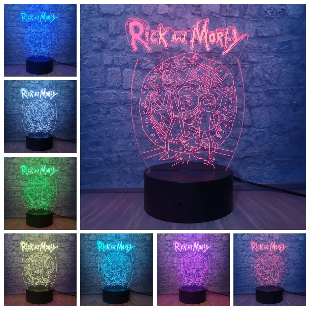 3D светодиодный ночной Светильник для детей Спальня декоративный светильник