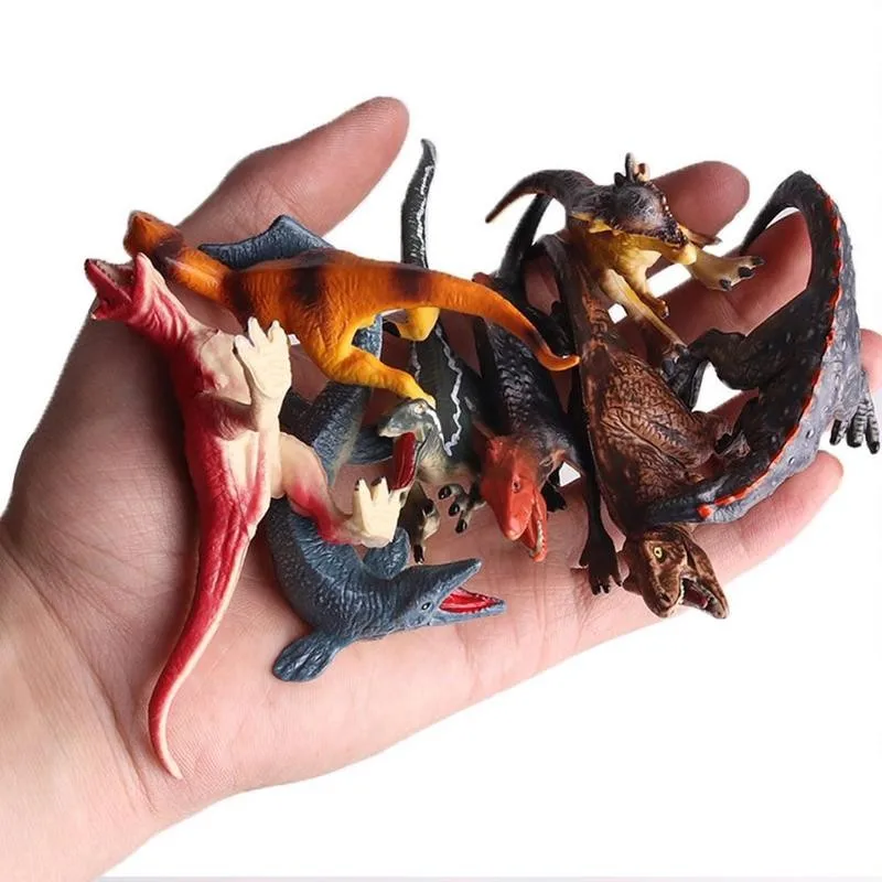 

Environmental protection plastic Mini Dinosaur Figures Animal Set Gifts Set Toys Creative Educational Action Model L0V8