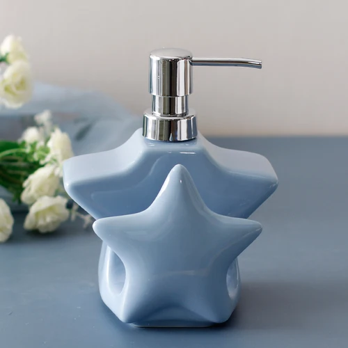 

Ceramics soap bottle Essence bottle Liquid foam Soap Dispenser Kitchen hand wash dispenser shampoo bottle Bathroom Accessories