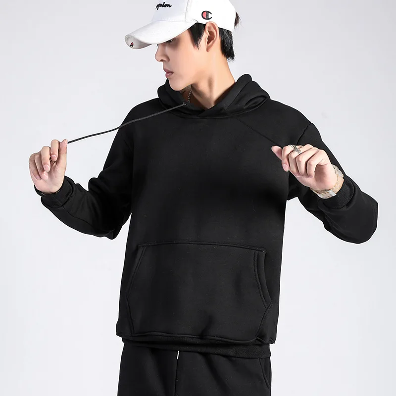 

Wholesale Street Fashion Men Oversized Custom Print Pullover Heavy Hoodie