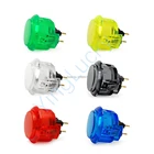 10 шт. Оригинальные кнопки SANWA arcade, 30 мм, прозрачная кнопка переключения, детали для аркадных игр сделай сам