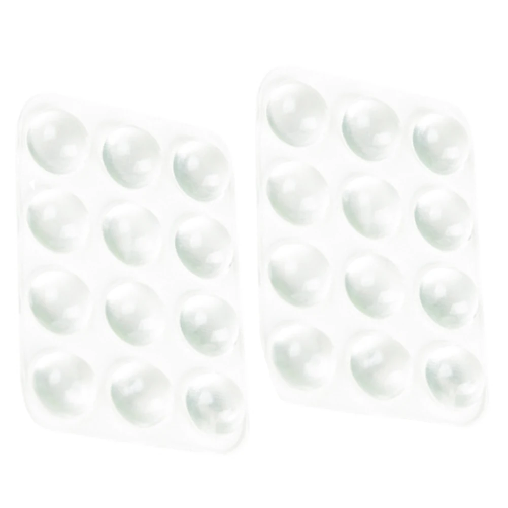 

24pcs Anti Collision Pad Practical Non Slip Protection Kitchen Cabinet Door Elastic Self Adhesive Muffling Bumper Home Durable