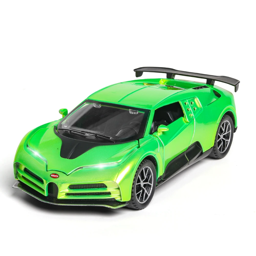 Модель литая автомобиля Bugatti Centodieci модель 1/32 юбилейное издание 4 двери