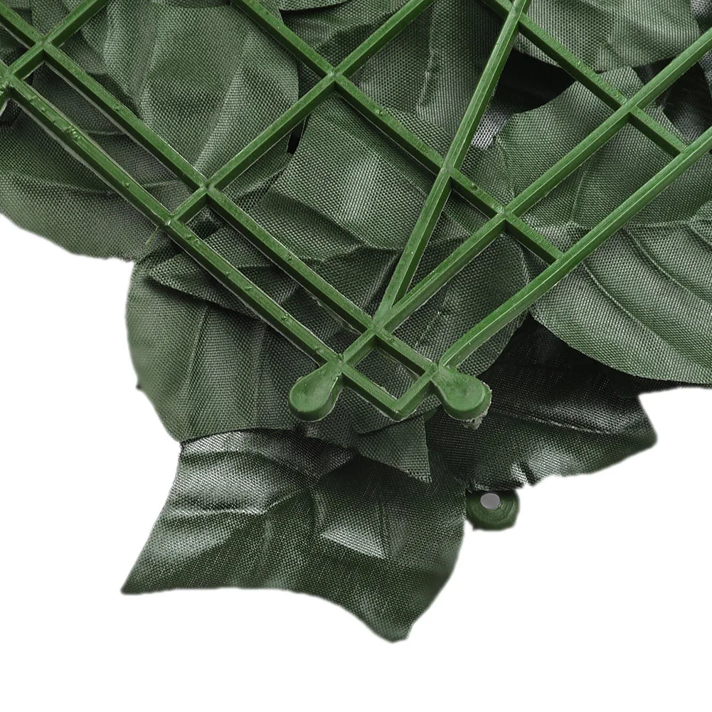 

Silk flower Artificial leaves 50cm 4PCS Privacy Screen Mesh Outdoor Decor