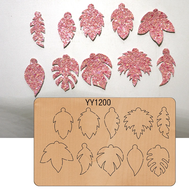 

Wood Mold Earrings Cut Mold Earring Wood Mold YY702 Is Compatible with Most Manual Die Cut