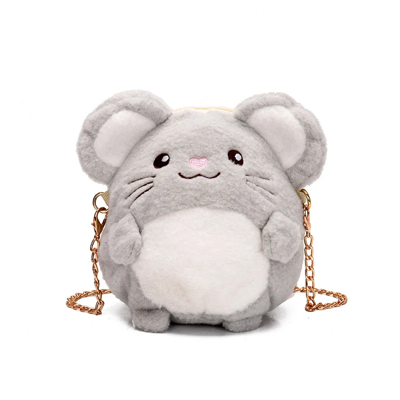 Муравей сумки для маленьких девочек с изображением животных мыши Женский мини