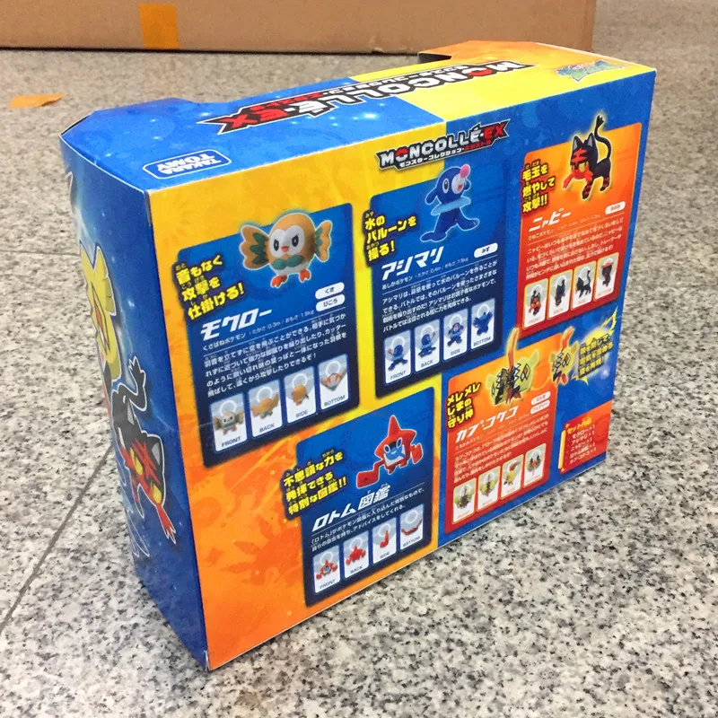 Фигурки покемонов Takara Tomy карманные монстры ролет попплио тапю Коко Пикачу