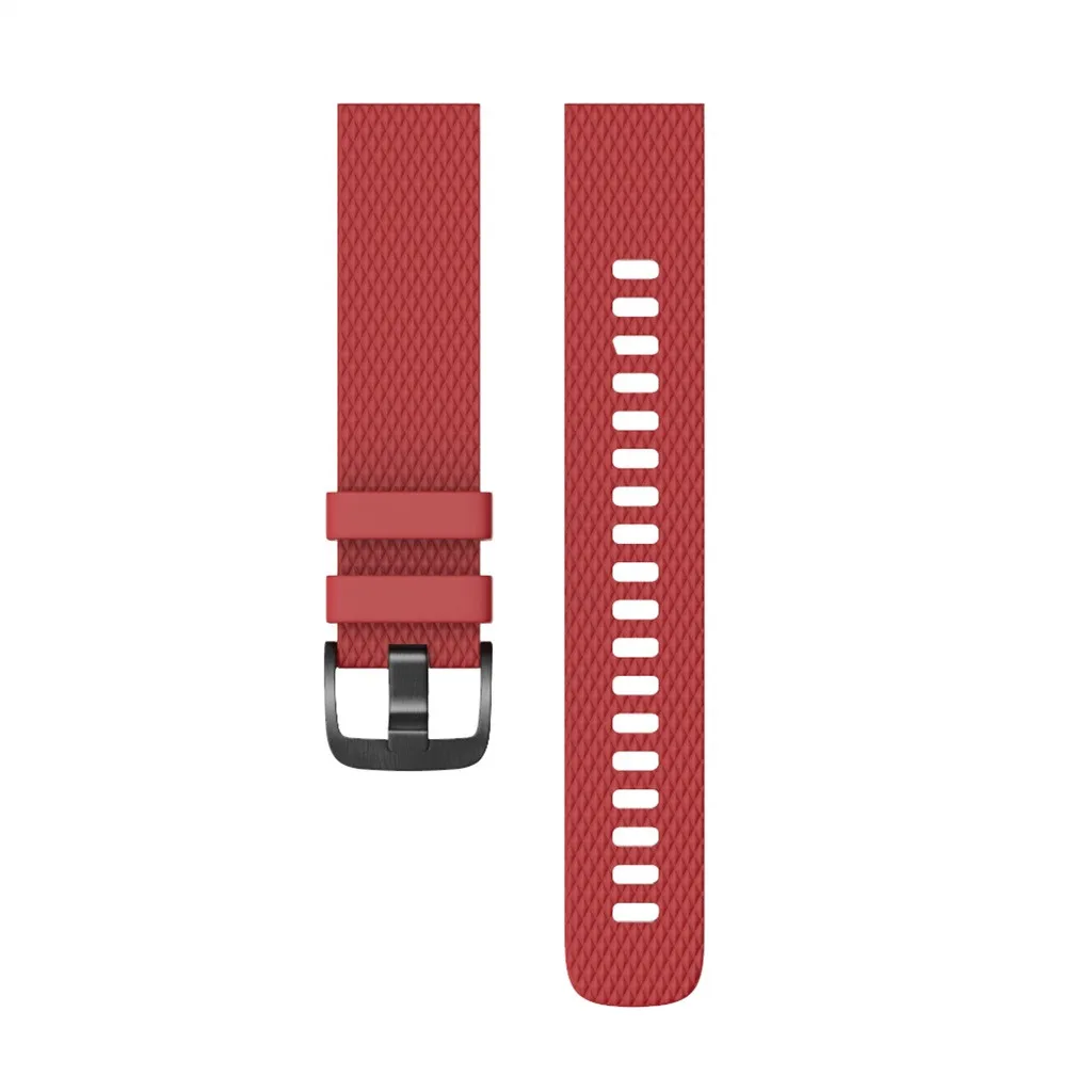 Red Маленький силиконовый ремешок на запястье для Garmin Vivoactive 3, браслет, Смарт-часы, ремешок для мужчин, Т-образный ремешок для женщин и мужчин, спортивный ремешок для часов, 19Aug - Цвет: Red