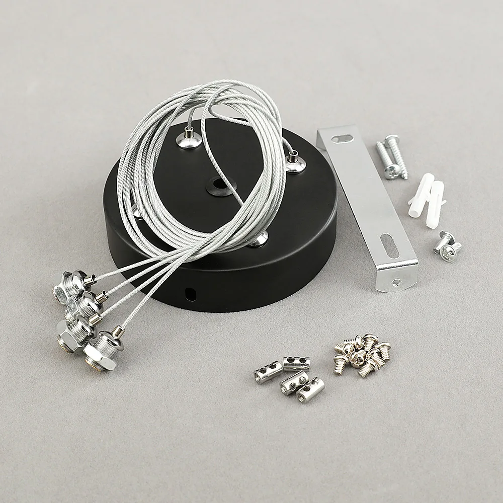 Полный комплект из 4 1 метровых стальных кабелей включая подвесные потолки для