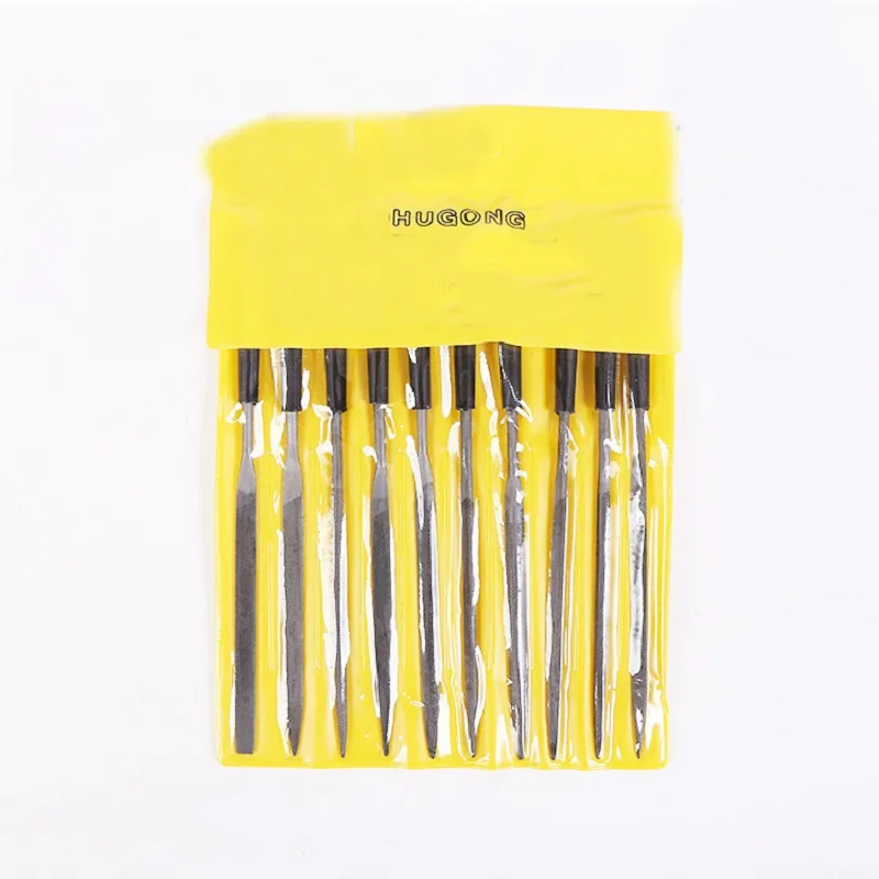 

MOYOTEC 10pcs/Set 4*160mm Needle Files Set Jeweler Diamond Carving Craft Tool Metal Glass Stone