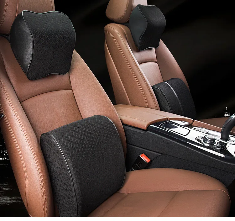 Подушки для автомобиля подушка шеи и спины набор подушек сиденья хлопковая