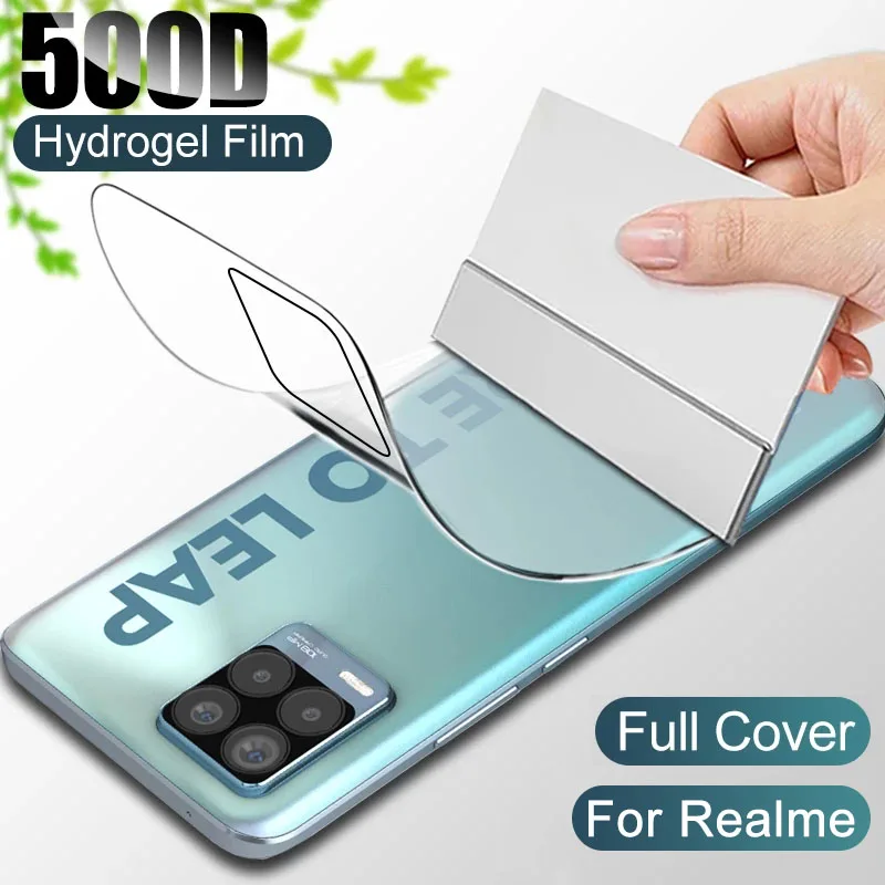 

Гидрогелевая пленка 500D для OPPO Realme GT 8 Pro Neo 7 6 5, Защитная пленка для экрана Realme C3 C11 C12 C15 XT X2 X50 X70, без стекла