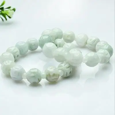 Zheru Jewelry натуральный бирманский жадеит светильник-зеленый полый пастельный