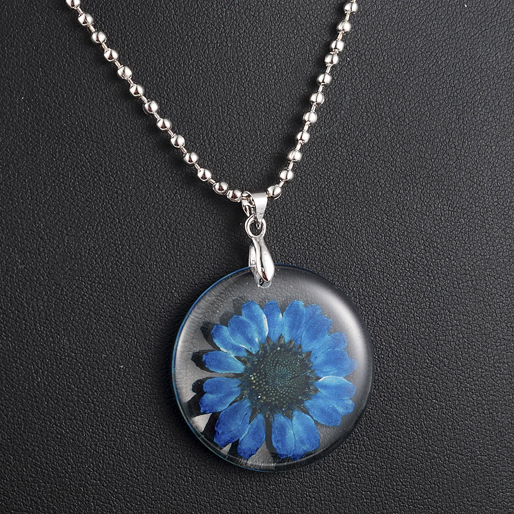 Модное ожерелье с подвеской в виде цветка из жемчуга Женская цепочка маленькой