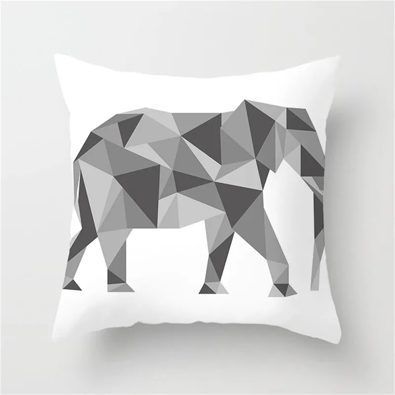 Fuwatacchi черно-белая искусственная кожа олень лошадь слон декоративный домашний