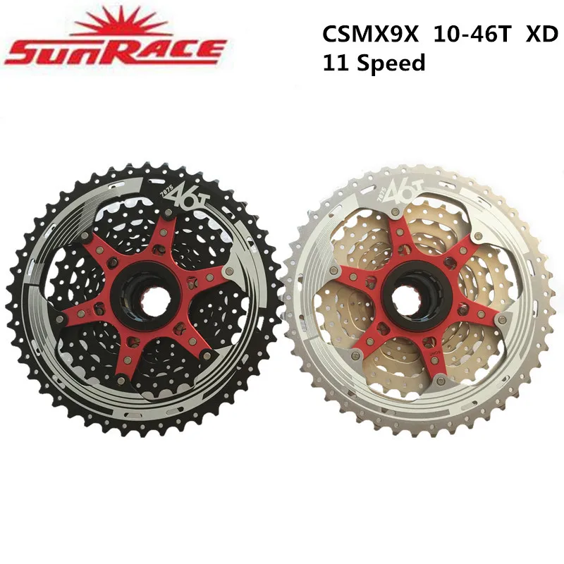 Кассета велосипедная Sunrace CSMX9X 11 скоростей 10 46T 12 Скоростей CSMZ91X 50T подходит для SRAM XD