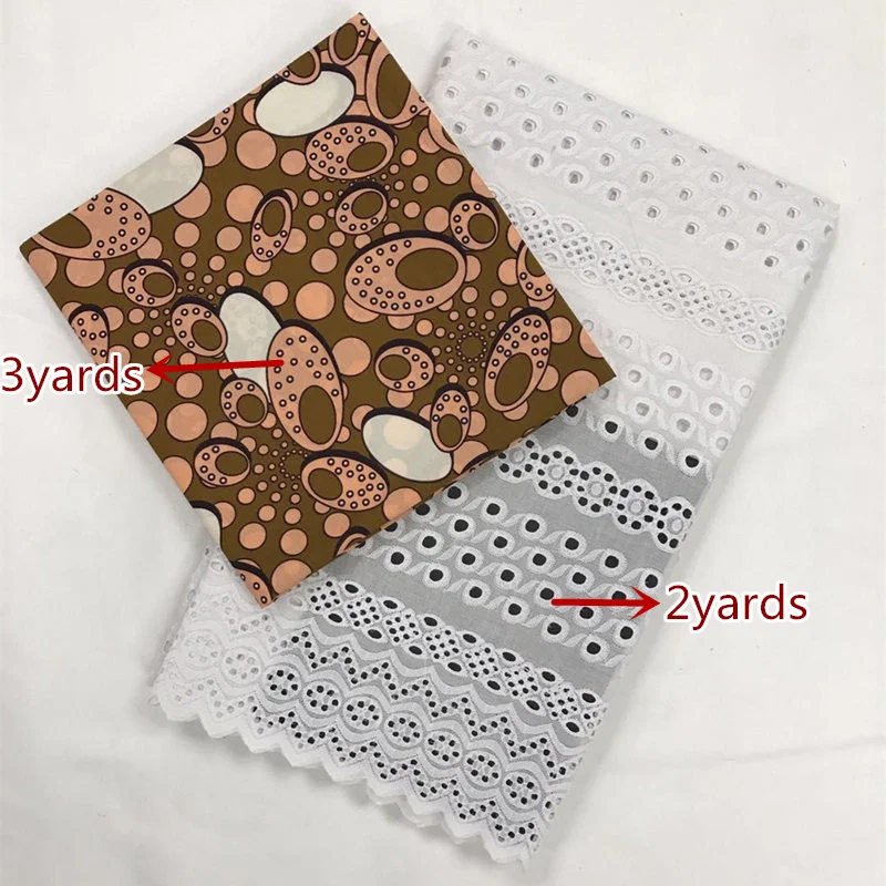 3 + 2 ярдов швейцарская вуаль кружева в швейцарской java восковой ткань с