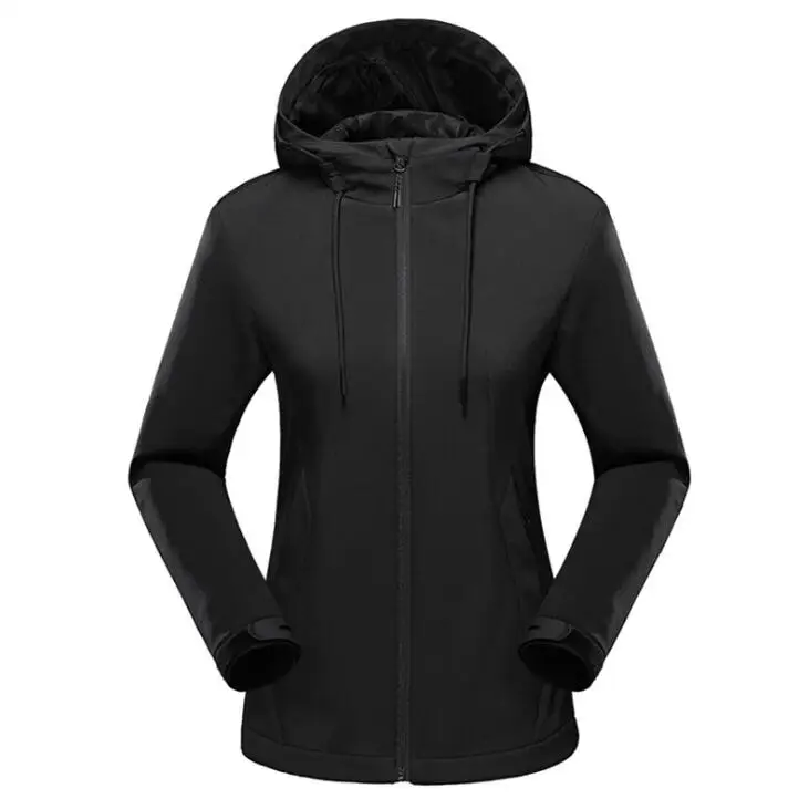 2021 Новый осень зима пеший Туризм мягкой оболочки куртка для женщин флис толстый