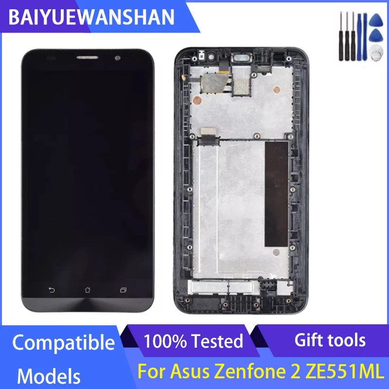 

5.5'' Screen For ASUS Zenfone 2 ZE551ML LCD Digitizer Display Touch Screen Assembly Replacement